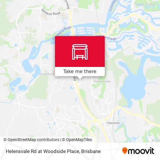 Helensvale Rd at Woodside Place map