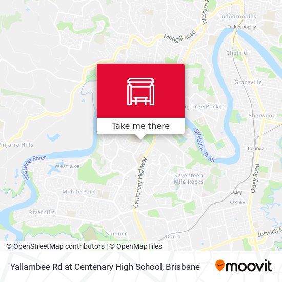 Yallambee Rd at Centenary High School map