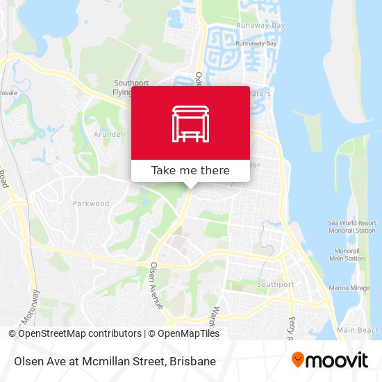 Olsen Ave at Mcmillan Street map
