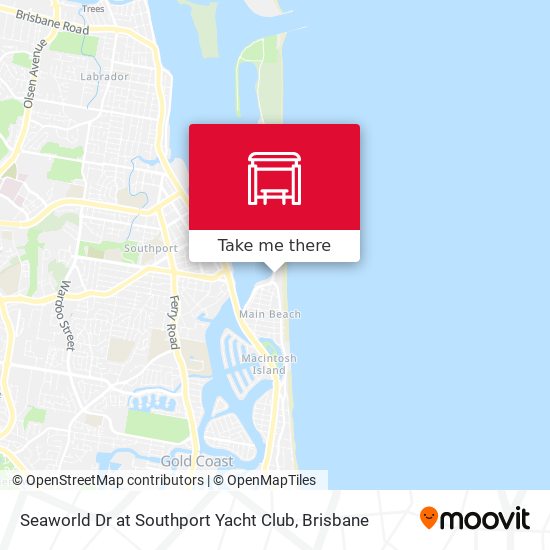 Seaworld Dr at Southport Yacht Club map