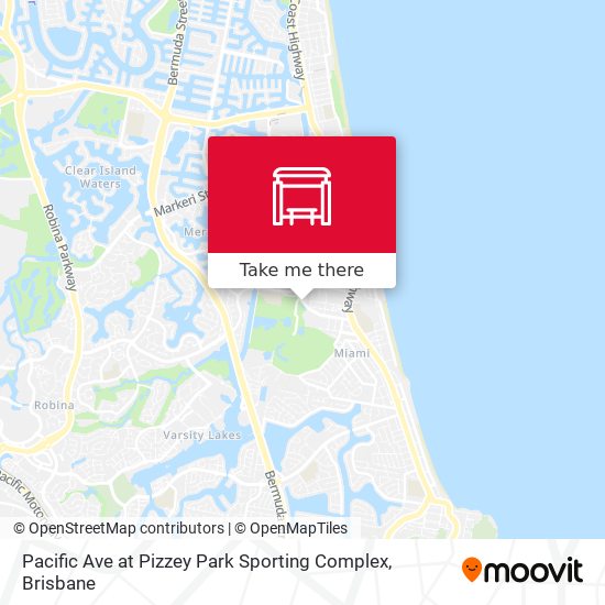Pacific Ave at Pizzey Park Sporting Complex map