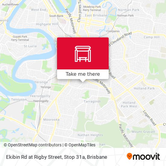 Ekibin Rd at Rigby Street, Stop 31a map