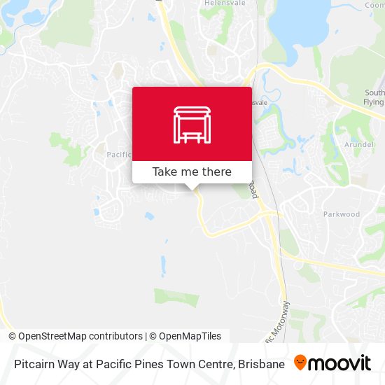 Pitcairn Way at Pacific Pines Town Centre map