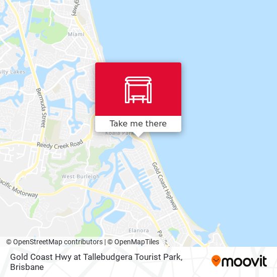 Gold Coast Hwy at Tallebudgera Tourist Park map