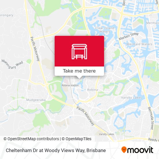 Cheltenham Dr at Woody Views Way map