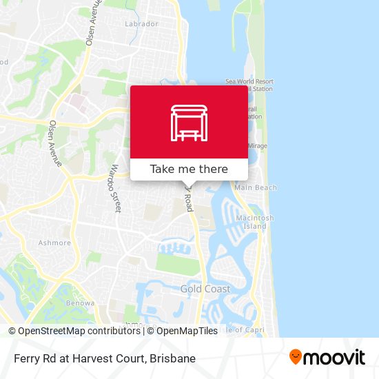 Ferry Rd at Harvest Court map