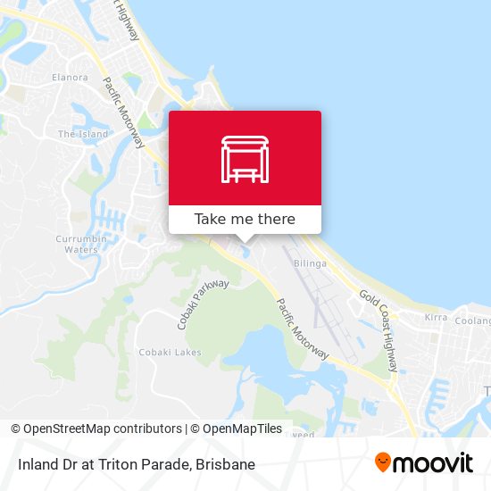 Inland Dr at Triton Parade map