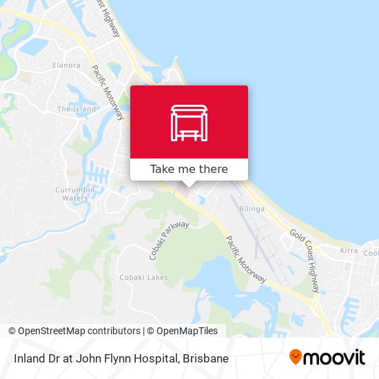 Inland Dr at John Flynn Hospital map