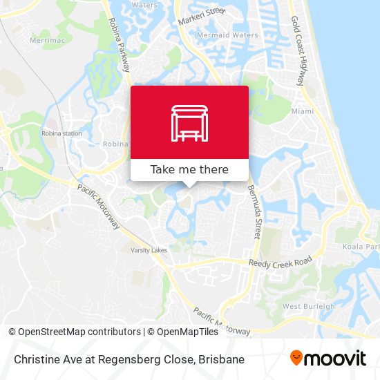 Christine Ave at Regensberg Close map