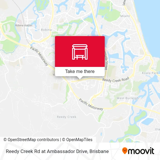 Mapa Reedy Creek Rd at Ambassador Drive