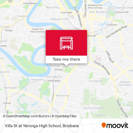 Villa St at Yeronga High School map