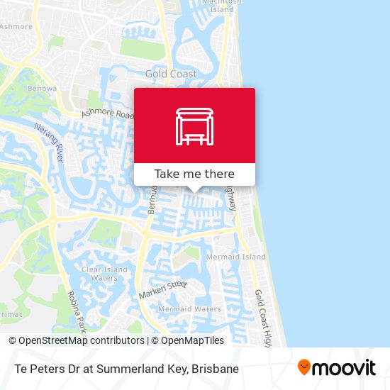 Te Peters Dr at Summerland Key map