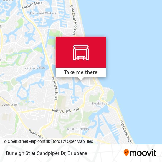 Burleigh St at Sandpiper Dr map