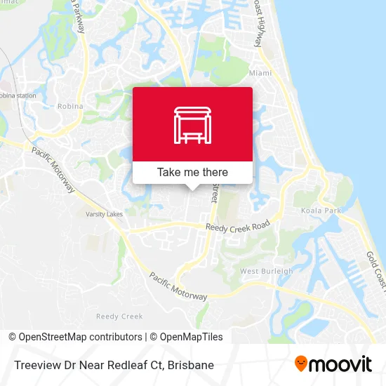 Mapa Treeview Dr Near Redleaf Ct