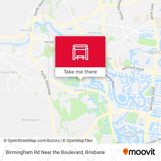 Birmingham Rd Near the Boulevard map