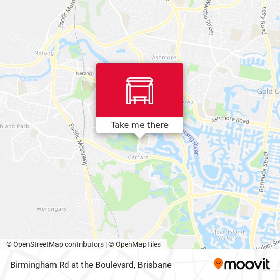 Birmingham Rd at the Boulevard map