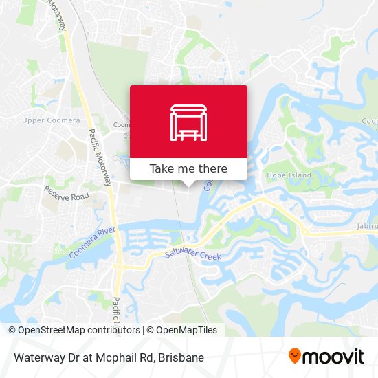 Mapa Waterway Dr at Mcphail Rd