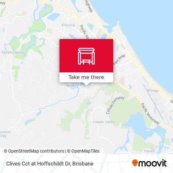 Clives Cct at Hoffschildt Dr map