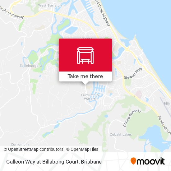 Galleon Way at Billabong Court map