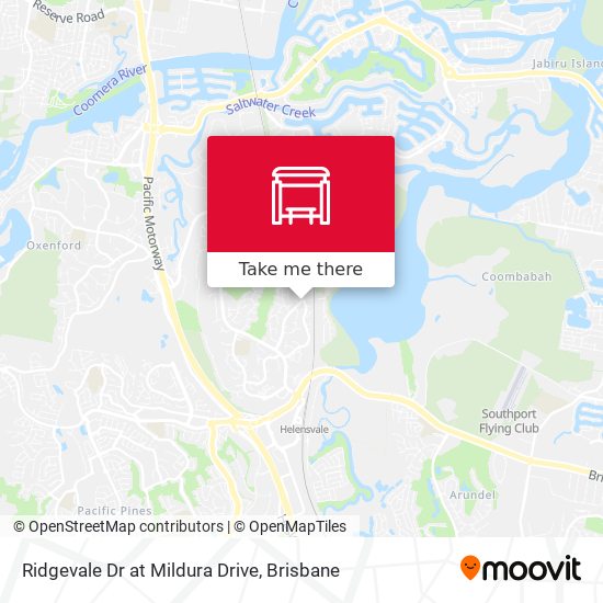 Ridgevale Dr at Mildura Drive map