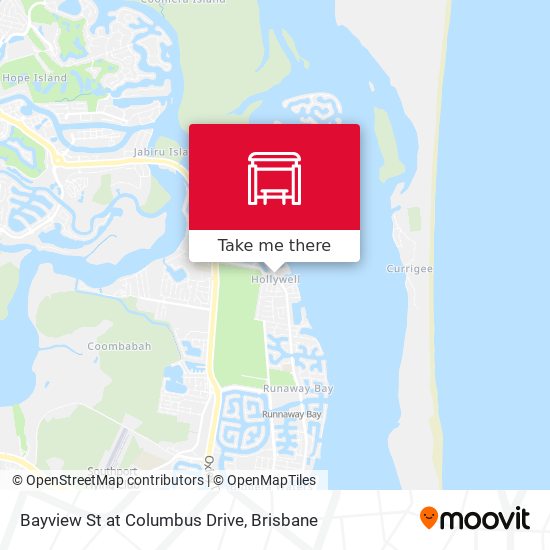 Bayview St at Columbus Drive map