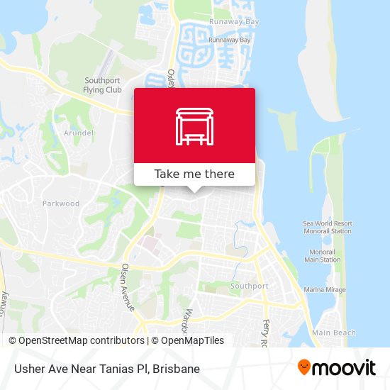 Usher Ave Near Tanias Pl map