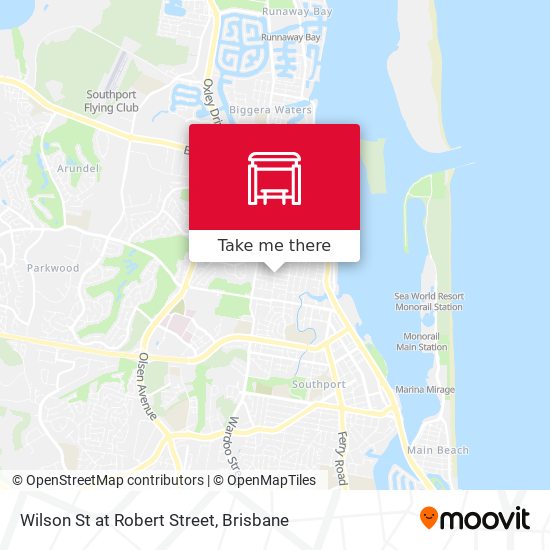 Wilson St at Robert Street map