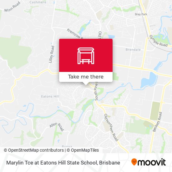 Marylin Tce at Eatons Hill State School map