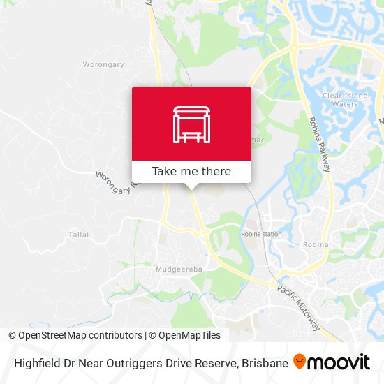 Highfield Dr Near Outriggers Drive Reserve map