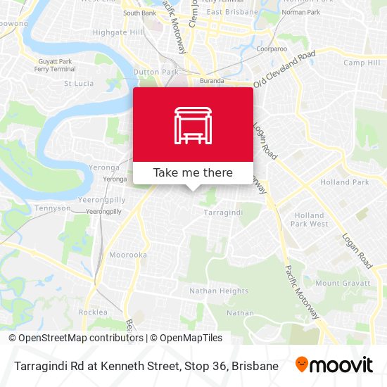 Tarragindi Rd at Kenneth Street, Stop 36 map