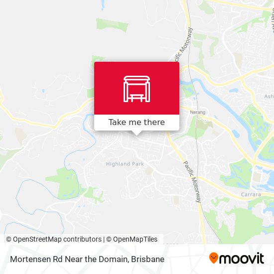 Mortensen Rd Near the Domain map