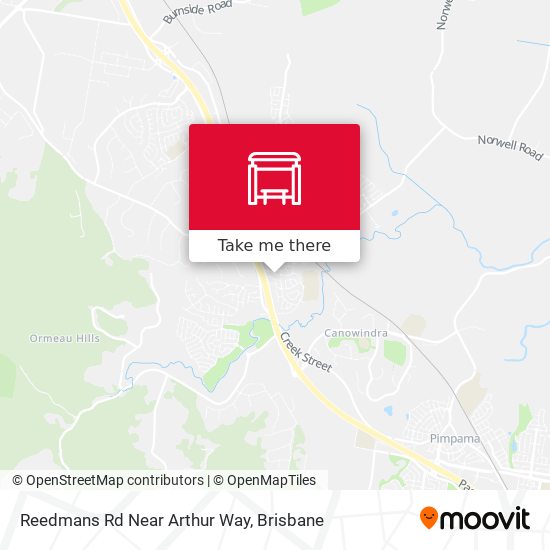 Reedmans Rd Near Arthur Way map