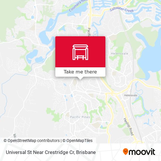 Universal St Near Crestridge Cr map