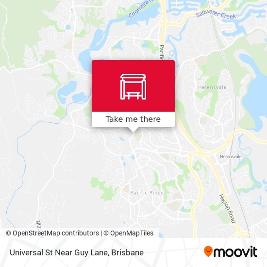 Universal St Near Guy Lane map