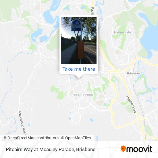 Pitcairn Way at Mcauley Parade map