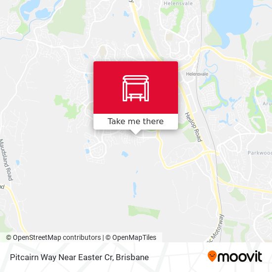 Pitcairn Way Near Easter Cr map