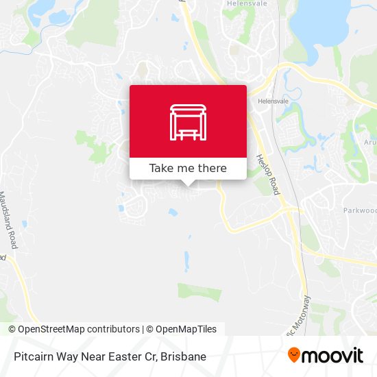 Pitcairn Way Near Easter Cr map