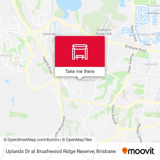 Uplands Dr at Brushwood Ridge Reserve map