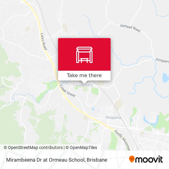 Mirambeena Dr at Ormeau School map