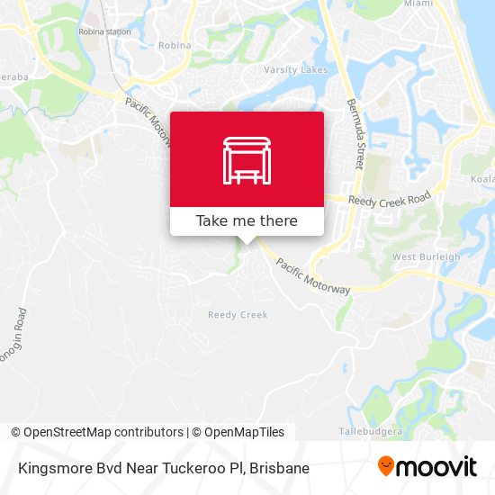 Kingsmore Bvd Near Tuckeroo Pl map