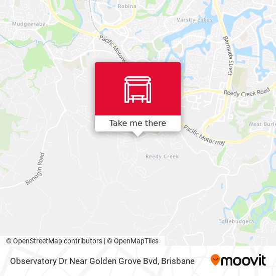 Observatory Dr Near Golden Grove Bvd map