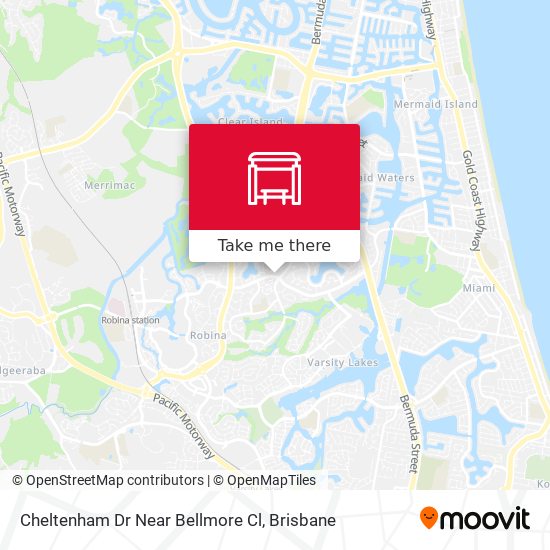 Cheltenham Dr Near Bellmore Cl map