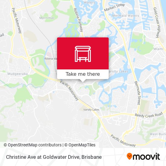 Christine Ave at Goldwater Drive map
