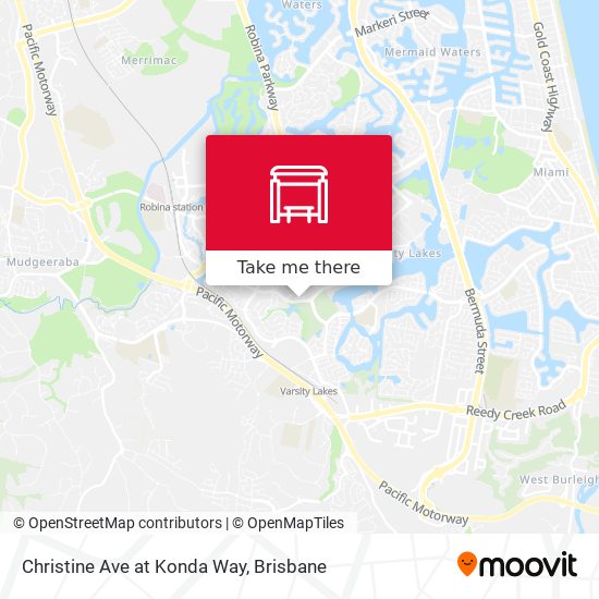 Christine Ave at Konda Way map