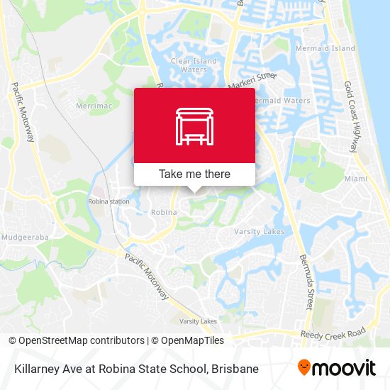 Killarney Ave at Robina State School map