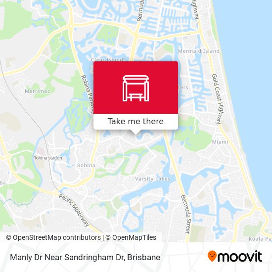 Manly Dr Near Sandringham Dr map