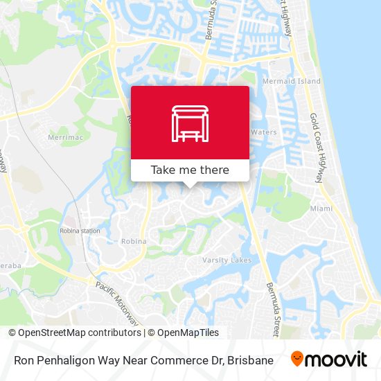 Ron Penhaligon Way Near Commerce Dr map