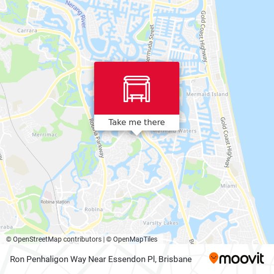 Ron Penhaligon Way Near Essendon Pl map