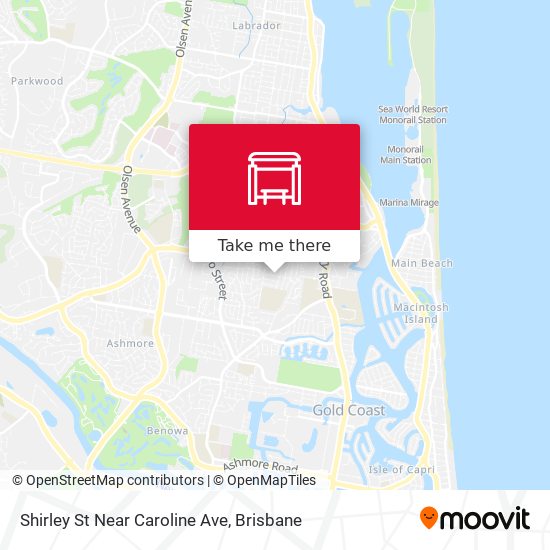 Shirley St Near Caroline Ave map
