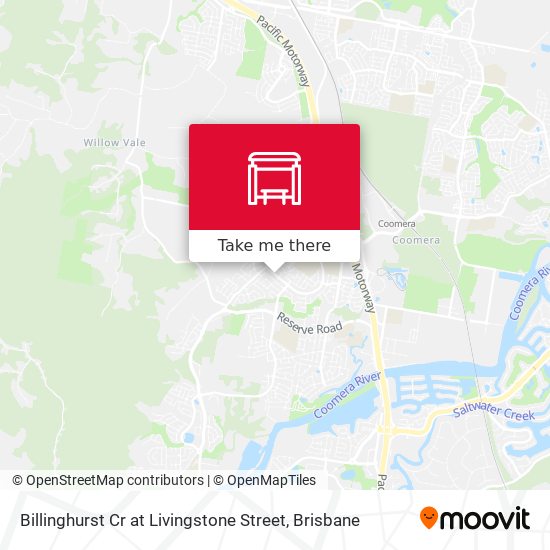 Billinghurst Cr at Livingstone Street map